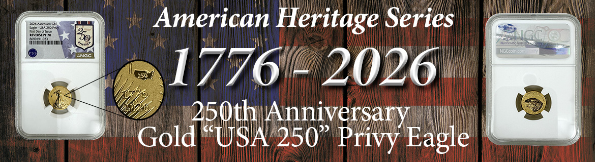 2026 american heritage series 5 gold usa 250 privy eagle