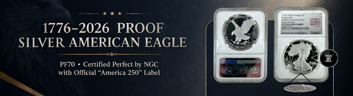1776 2026-W Proof Silver American Eagle PF70