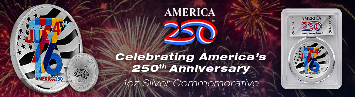 1776 2026 250th anniversary silver round colorized