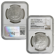 2021 Morgan & Peace Dollar 6 Coin MS70 Set