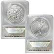2023 Peace & Morgan Silver Dollar Set MS70 - ANACS