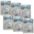 2023 (1878-1893 Bonus 86-88) Carson City Morgan Dollar FIJI ANACS MS70 FS Set