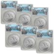2023 (1878-1893 Bonus 86-88) Carson City Morgan Dollar FIJI ANACS MS70 FS Set