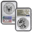 2021 T1 & T2 Silver Eagle Reverse Proof Designer Set