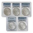 1885-1889 P Mint Morgan Dollar Set - PCGS MS64