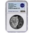 2024 2oz Silver Snow Leopard Black Proof UHR NGC PF70 UC PSS