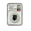 2024 60th Anniversary Reverse Proof 2oz Silver Kennedy