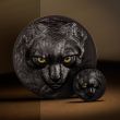 2024 2oz Silver Hunters By Night - Ocelot Obsidian Black