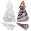 2024 Barbie™ Blue Sapphire Silver Coin – PL70