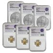 2025 Silver Eagle & $5 Gold Eagle x3 - NGC Numbered Pair