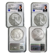 1986-2025 NGC Numbered Silver Eagle Date Run Set - Split Pay
