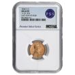 1958-D Wheat Ear Lincoln Cent - MS66