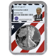 2025 Proof Silver Eagle x5 – Donald Trump Label
