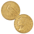 $2.5 Gold Indian - XF-AU Condition