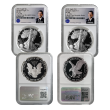 1986 - 2025 NGC Numbered Proof Silver Eagle Date Run Set
