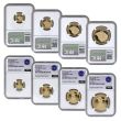 2025 4-Coin Proof Gold Eagle Set Split Pay – PF70