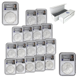 2006-2025 Burnished Silver Eagle Date Run Set