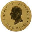 2025-P Gold Australia Swan – MS70