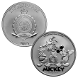 2025 1oz Silver Disney Mickey, Donald & Goofy