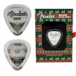 Fender Christmas Silver Guitar Pick