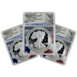 1776-2026-W Proof Silver American Eagle x3 – PR70
