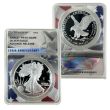 1776-2026-W Advanced Release Proof Silver Eagle x3 – PR70
