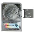 1776-2026 Silver Eagle Overstrike Flag Privy – MS70