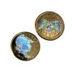 USA 250TH GOLD PLATED COIN & CURRENCY SET