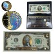 USA 250TH GOLD PLATED COIN & CURRENCY SET