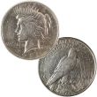 1921 PEACE DOLLAR VG/VF