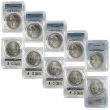 PDSOCC Morgan Dollar Mint Mark Set PCGS - MS64