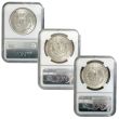 1921-PDS Morgan Dollar NGC MS63 Set