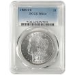 1882-1884 CC Mint Morgan PCGS Set - MS64