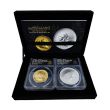 1804 Best of Mint Silver Dollar Gold Coin & Silver Medal Set - Three-Pay