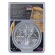 1776-2026 Silver Eagle Overstrike Constitution Privy – MS70