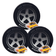 2025 Hot Wheels™ Burning Tire Silver Coin x3