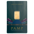 2.5g GOLD BAR - PAMP SUISSE LADY OF LIBERTY