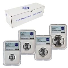 2023 Silver Fractional Set Reverse PF70 NGC - 5 sets