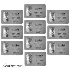 One Ounce Silver Bar x10