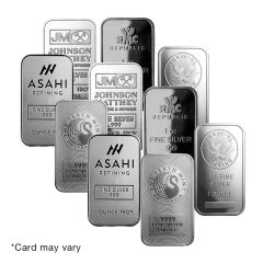 One Ounce Silver Bar x10