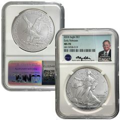 2024 Silver Eagle - MS70 Ryder Signed