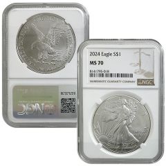 2024 Silver Eagle – NGC MS70