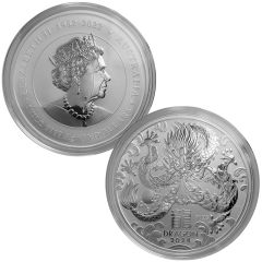 2024 Kilo Silver Year of the Dragon BU