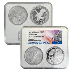 2024 Silver Eagle Celebration NGC MSPF 70 Set