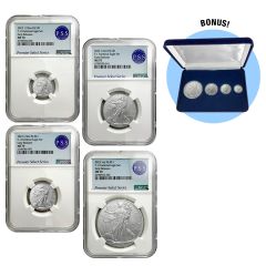 2023 MS70 Silver Fractional Set w/ Bonus BU Set in box