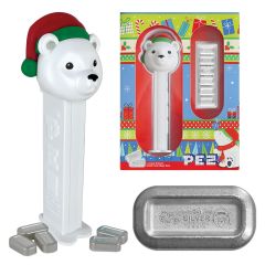 Polar Bear Pez® Dispenser With Silver Pez