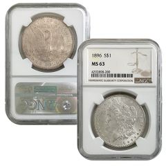 Pre-1900's MS63 Morgan Silver Dollar