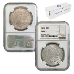 Pre-1900's MS63 Morgan Silver Dollar - 20-Coin Box