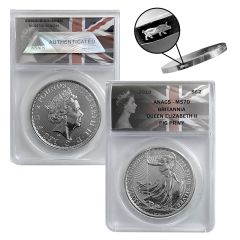 2019 Silver Britannia - Pig Privy MS70