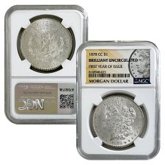 1878 Carson City Morgan Silver Dollar - NGC BU